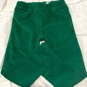 NWT Mini Boden Green Corduroy Pants